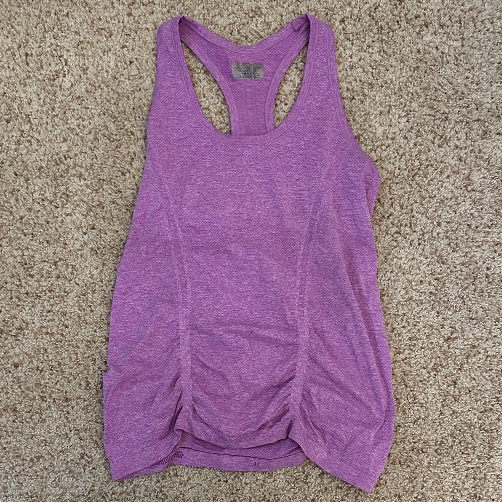 Athleta Purple Racerback Tank Top